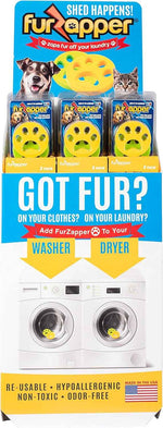 FurZapper Pet Hair Remover 2 Pack Reusable Dog Cat Hair Remover Tool for Laundry and Dryer Use