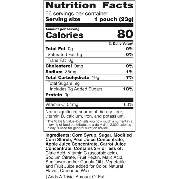 Mott's Assorted Fruit Flavored Snacks 66 Count