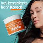 SeoulCeuticals 97.5% snail mucin moisturizer cream, cruelty free, K beauty skincare day and night repair cream, 2 oz