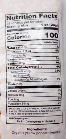 Preferred Popcorn Organic Popcorn, 28 Ounce Bag, Pack of 4, 30 Servings Per Bag
