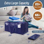 Extra Heavy Duty Large Moving Bags with Strong Zipper and Comfortable Handles