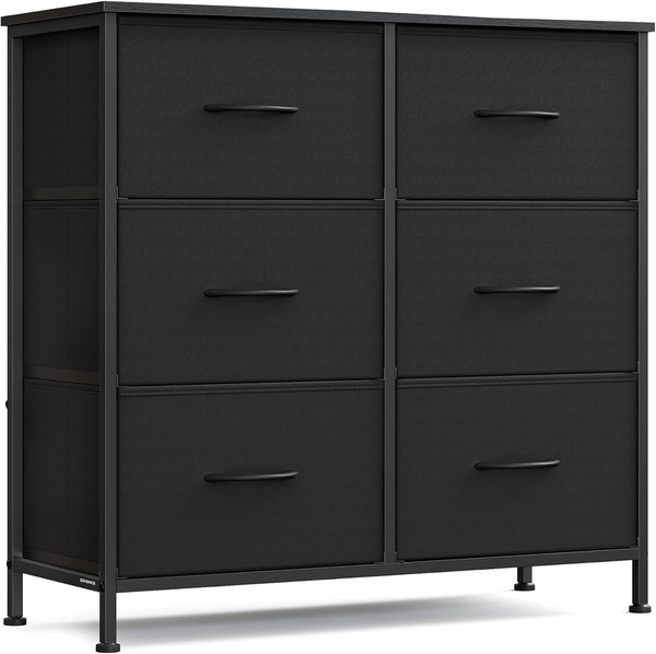 SONGMICS Dresser for Bedroom Storage Unit with 8 Non-Woven Fabric Drawers