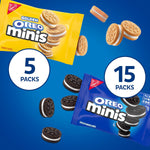 Oreo Mini Mix Sandwich Cookies Variety Pack with 20 Snack Packs