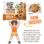 Lenny & Larry's Protein Cookies, Peanut Butter Chocolate Chip, 16g Plant Protein, 10g Fiber, Soft-Baked, Vegan, Non-GMO, 4oz, Pack of 12