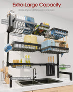 Sakugi Dish Drying Rack for Kitchen Counter Storage and Organization