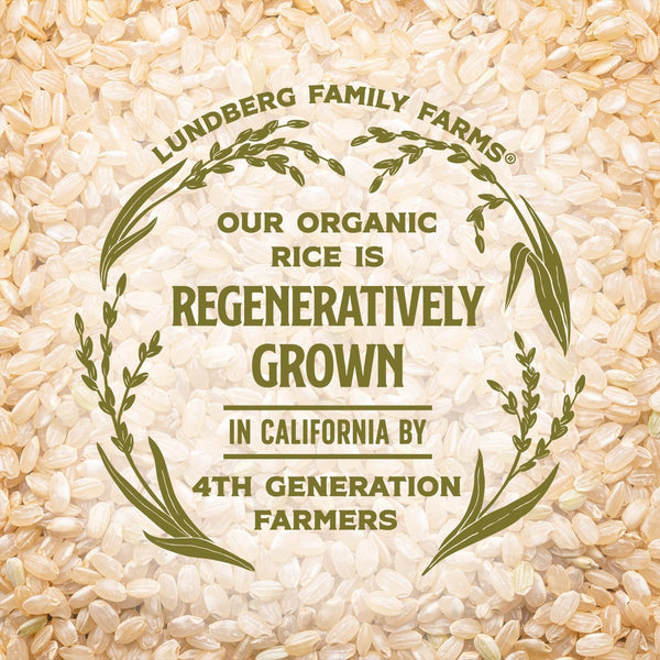 Lundberg Thin Brown Rice Cakes Variety 3-Pack, Regenerative Organic Certified, 6 Oz Ea