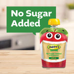 Mott's No Sugar Added Applesauce Variety Pack, 3 Flavors, 20 Pack