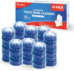 Vacplus Automatic Toilet Bowl Cleaner Tablets, Drop-In Tank Cleaner for Bathroom, Prevent Stains & Deodorize, Long-Lasting Cleaning Tabs, Easy-Use Freshener for Bowl & Tank, 12 Pack