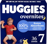 Huggies Overnites Size 5 Overnight Diapers, 50 Ct, 27+ lbs, Disney Designs