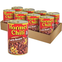 Hormel Chili With Beans - 15 Oz (8 Pack), Classic Beef, Gluten Free, No Artificial Ingredients