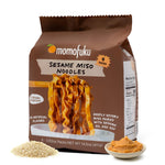 Momofuku Soy & Scallion Ramen Noodles, 4 Pack, Instant Noodles with 10g Protein, Restaurant Quality