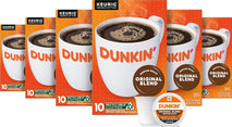 Dunkin Original Blend Coffee K-Cup Pods 10 Count Boxes Pack of 6