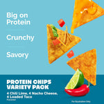 Quest Nutrition Tortilla Style Protein Chips Variety Pack, 12 Count, 1.1 oz, Low Carb, High Protein, Gluten Free