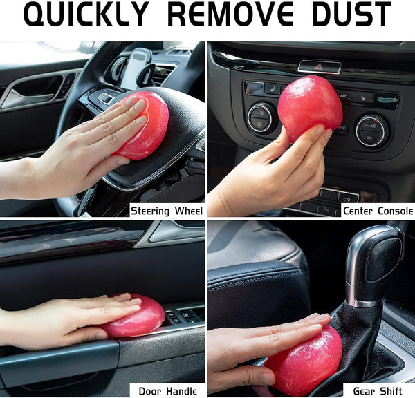 TICARVE Car Cleaning Gel Detailing Putty, 5.6 oz, Rose, Auto Detailing Tools, Car Interior Cleaner, Slime for Car, Keyboard Cleaner