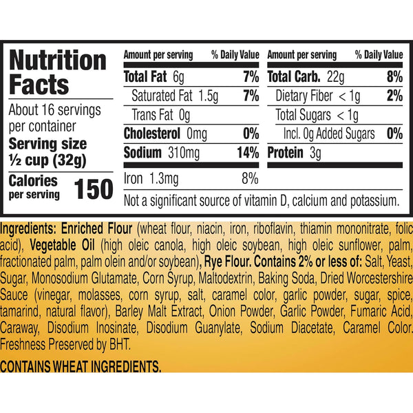 Gardetto's Original Recipe Snack Mix, 18 oz, Salty Snacks Tub