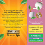Twinings Pomegranate & Raspberry Herbal Tea Individually Wrapped Bags, 100 Count, Naturally Caffeine-Free