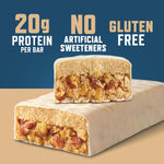 CLIF BUILDERS Vanilla Almond Flavor Plant Based Protein Bars 12 Pack