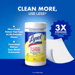 LYSOL Disinfecting Wipes, All Purpose Cleaner, Multi-Surface Antibacterial Cleaning Wipes, Household Cleaning Supplies, Dorm Essentials, Lemon + Crisp Linen + Mango & Hibiscus Scent, 80 ct. (3 Pack)