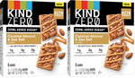 Kind Zero Added Sugar Bars, Dark Chocolate Nuts & Sea Salt, Gluten Free, High Fiber, 10 Count