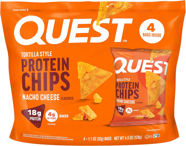 Quest Nutrition Tortilla Style Protein Chips Variety Pack, 12 Count, 1.1 oz, Low Carb, High Protein, Gluten Free