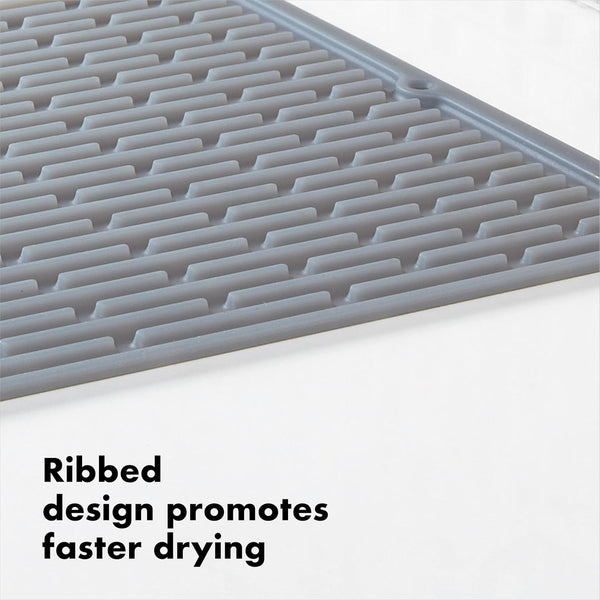 Large Silicone Drying Mat for Air Drying Hand-Washed Dishes and Cookware
