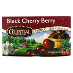 Celestial Seasonings Black Cherry Berry Tea Bags, 20 Count, Pack of 2