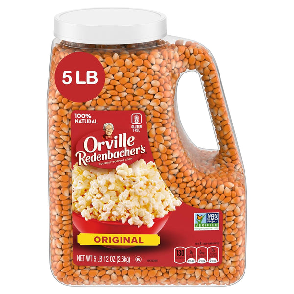 Orville Redenbacher's Original Yellow Popcorn Kernels, 8 lb, Gluten Free, Non-GMO