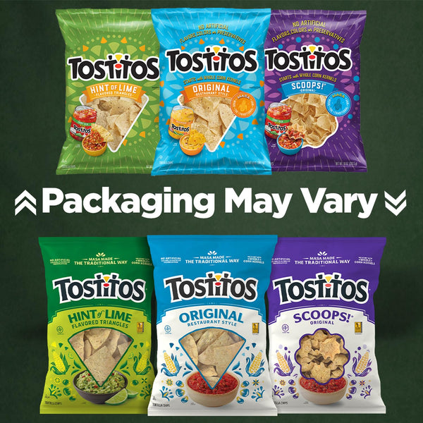 Tostitos Tortilla Chips and Dip Pack, 3 Oz Crispy Rounds and 3.8 Oz Medium Dip