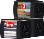 6 pack storage bags for clothes and blanket organization