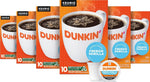 Dunkin' French Vanilla Artificially Flavored Coffee K-Cup Pods, 10 Count Boxes, Pack of 6