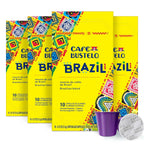 Cafe Bustelo Aluminum Espresso Capsules for Nespresso Original Line Machines