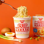 Nissin Cup Noodles Ramen Noodle Soup, Chicken, Microwaveable Paper Cup, 2.25 Ounce, Pack of 12 for Convenient Meals