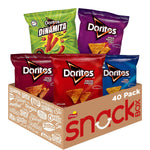 Doritos Flavored Tortilla Chips Variety Pack with 40 Bags in Different Flavors