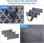 Storage bags for comforters and bedding with large capacity and sturdy zippers