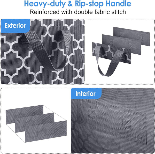 Storage bags for comforters and bedding with large capacity and sturdy zippers