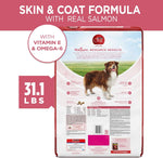 purina one natural sensitive stomach dry dog food plus skin & coat formula salmon 31.1 lb bag