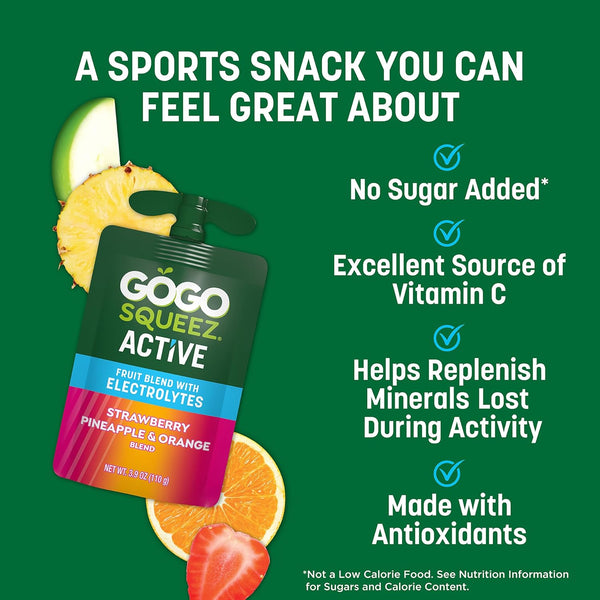 18-count variety pack of no sugar added active fruit blend with electrolytes