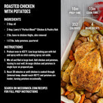 Lawrys Perfect Blend Chicken & Poultry Rub Seasoning 24.5 oz for Grilling Roasting Baking