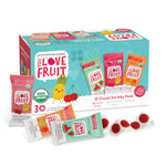 YOU LOVE FRUIT - Fruit Snacks Variety Pack 30 count, 100% Natural Gluten-Free, Vegan, Low Carb, Low Fat Fruit Kosher Snacks for Kids, College Students, Teachers and Offices, Healthy Fruit Snacks (passion fruit, super berry, mango)