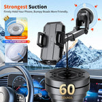 SUUSON Upgraded 3-in-1 Car Phone Holder Mount for Dashboard, Windshield, and Air Vent