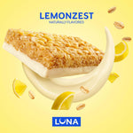 LUNA Bar LemonZest Flavor Gluten Free Snack Bars Value Pack 12 Pack