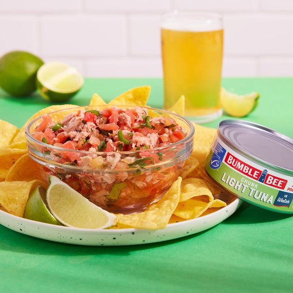 Bumble Bee Wild Caught Skipjack Tuna In Water, 5 oz Cans (Pack of 24) - Low Carb, Gluten Free, Kosher