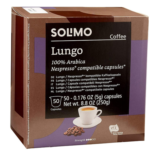 Amazon Solimo Dark Roast Coffee Pods, French Roast, 100 Count, Compatible with Keurig 2.0 K-Cup Brewers