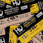 Hu Dark Chocolate Baking Chips, Organic 65% Cacao, 7oz - Unprocessed, Non-GMO, Vegan