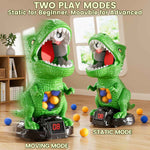 xin novel dinosaur target shooting game for kids electronic air pump guns with lcd score record