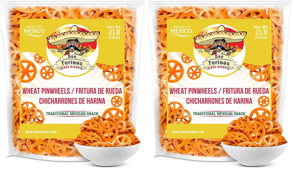 Mexican Wheat Wheel Pasta Snacks by Turinos 1LB