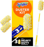 Swiffer Heavy Duty 3 ft Extendable Handle Duster Starter Kit with Lock Dust Refills Included