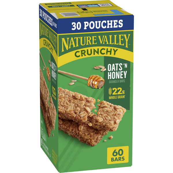 Nature Valley Crunchy Granola Bars, Oats 'n Honey, 48 Count, 35.76 oz