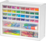 24-Drawer Plastic Storage Organizer for Small Parts and Tools