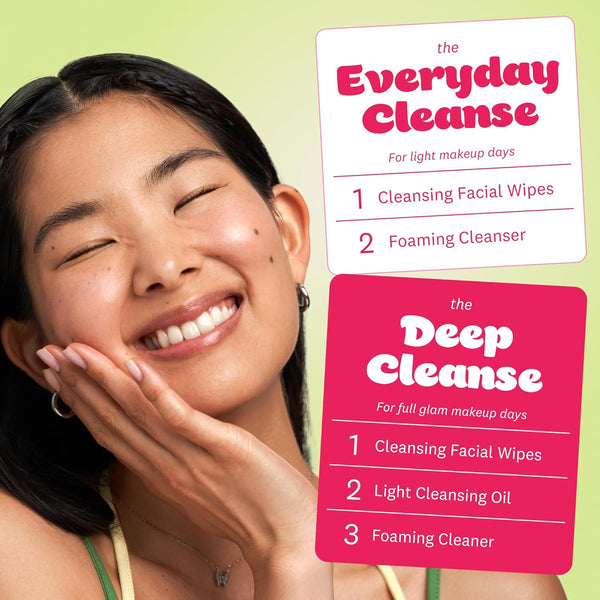 The Face Shop Rice Water Bright Makeup Remover Wipes with Rice Extract for Brightening and Moisturizing
